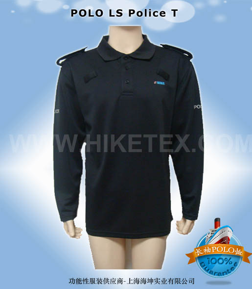 Polo LS Police T JT1013 Black
