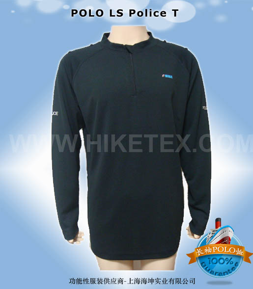 Polo LS Police T JT1014 Black