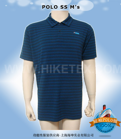 POLO SS Ms JT1017 Navy/Blue Stripe